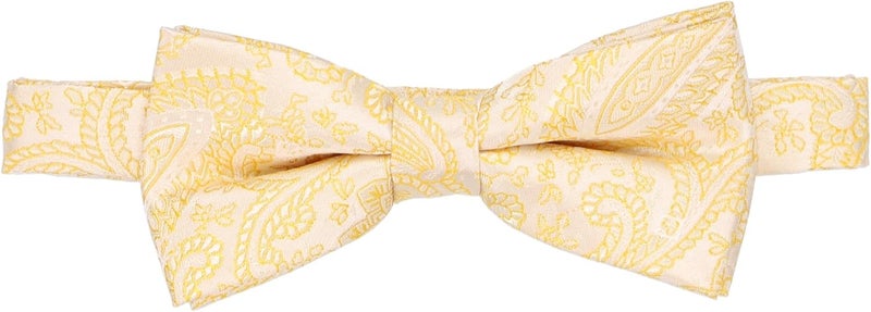 tiemart Pre-Tied Adjustable Men's Band Collar Bow Tie - Image 3